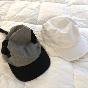 Melin Pace Hydro Hats - Grey/Back and White - NWOT